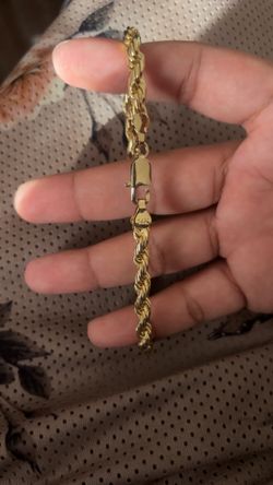 Fine 14k gold plated  copper bracelet