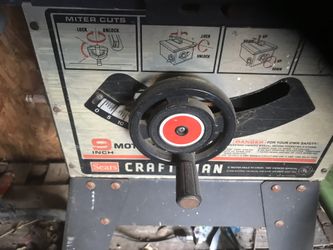 Craftsman tablesaw $70