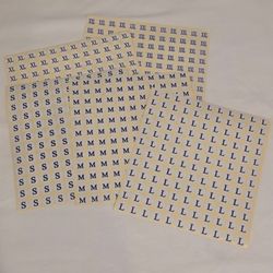 6600 1/2" Size Labels on Sheets