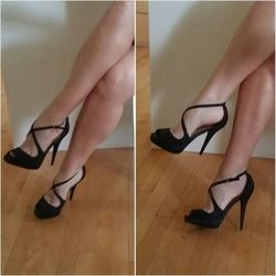 Black New Heels size 6 36 Shoes