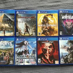 PlayStation 4 Games (Read Description)