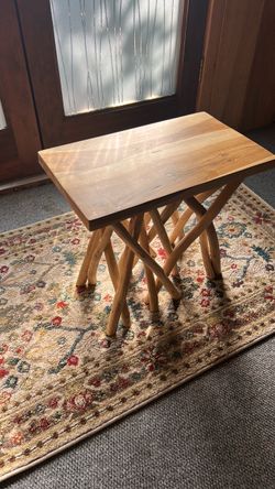Rustic End Table - Real Wood