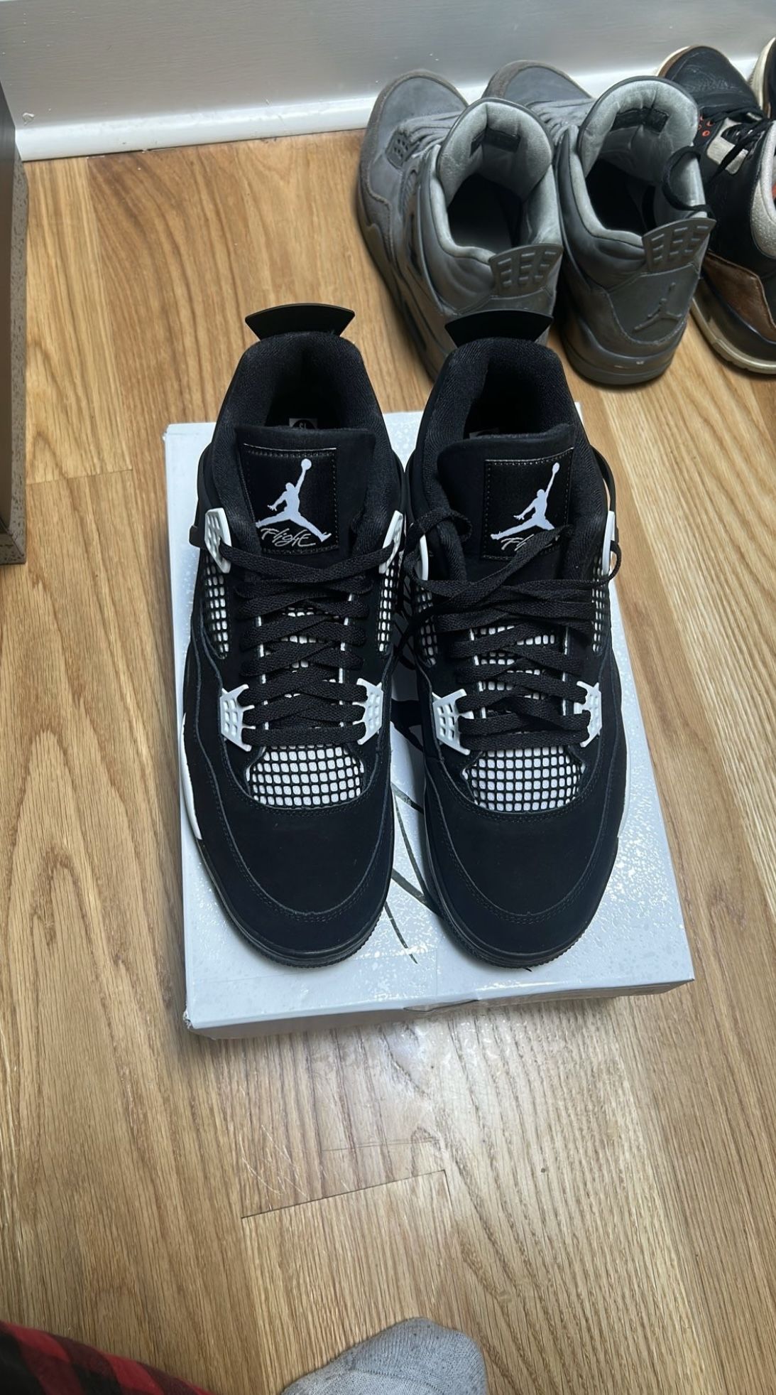 Air Jordan 4 Retro White Thunder Size 13