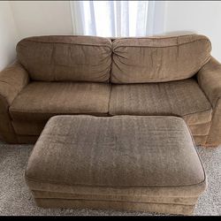 Couch  and ottoman-FREE DELIVERY