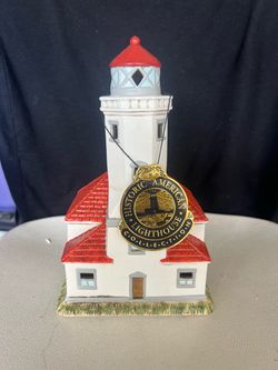 1992 Geo Z. Lefton "Point Wilson 1914" Lighthouse Figurine