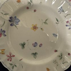 8 Pcs Mikasa Macima Caj 09 Sorrento Luncheon Plates Made In Japan