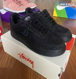 Nike Air Force 1 Low Stussy Black Size 9.5 for Sale in Miami, FL