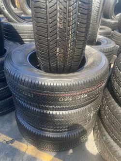 SET BRIDGESTONE DULER 255/70/18SEMI NEW 95%TREAD LIFE $300 PRICE INCLUDE PROFESSIONAL INSTALLATION AND TAX