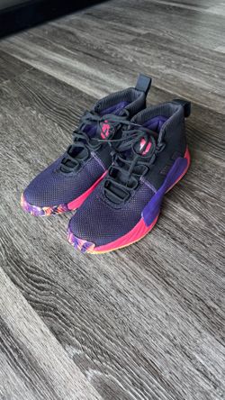 Adidas Dame 5 Harlem Renaissance  Size 11.5 (Damian Lillard) Black/Purple/Red