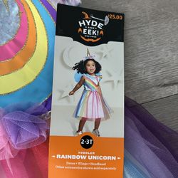 Rainbow Unicorn Toddler Costume