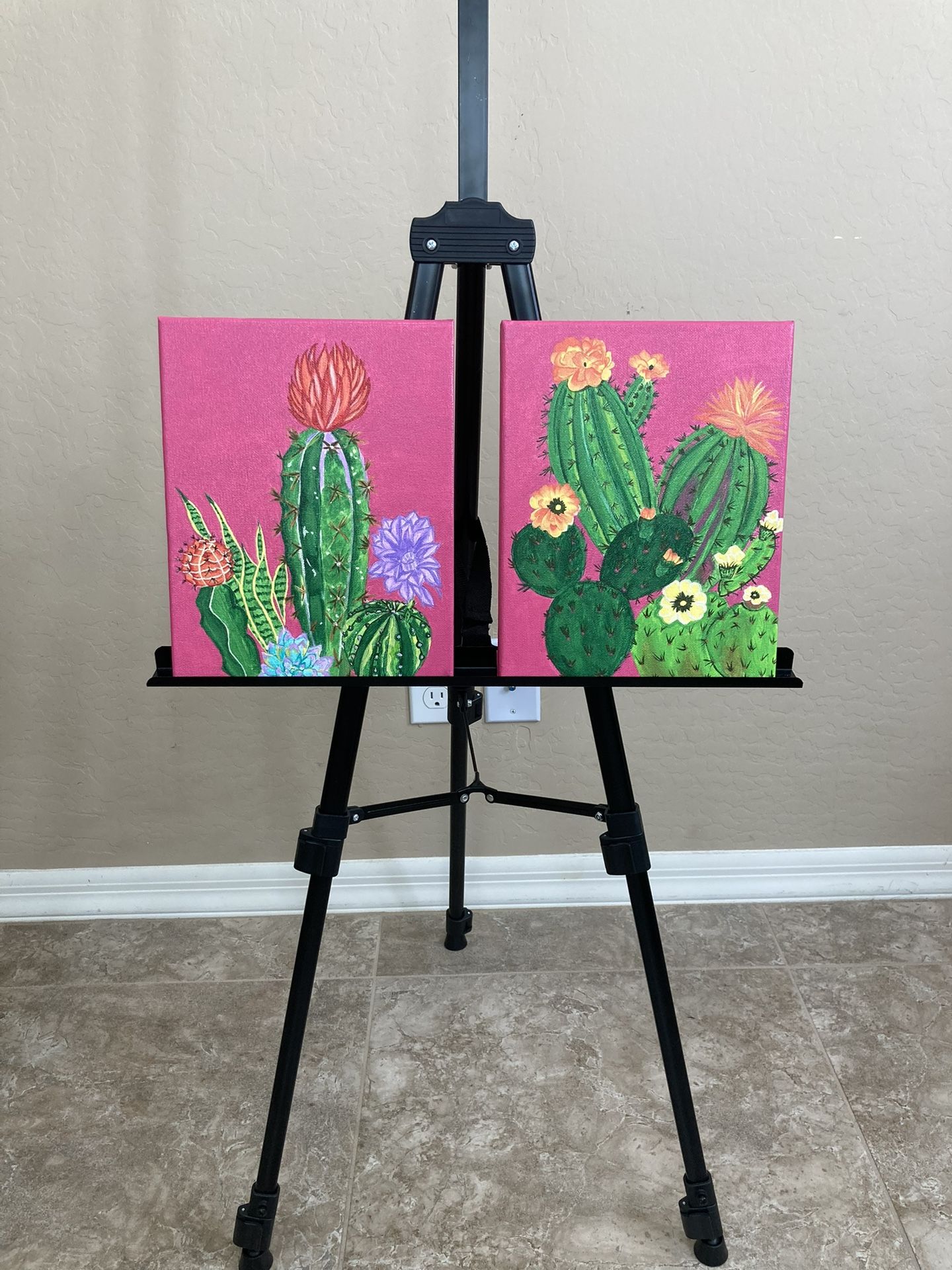 Beautiful Cactus Paintings $25 EACH