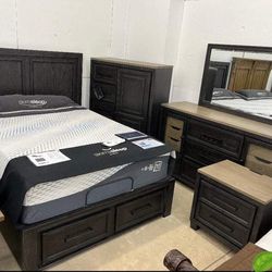 Foyland Bedroom Sets Queen King Beds Dressers Nightstands Mirrors Chests Options Finance and Delivery Available 