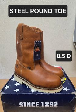 Thorogood work boots sz8.5D STEEL TOE