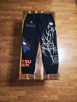Civil Regime x Jujutsu Kaisen Shibuya Incident Fleece Joggers. Size Large