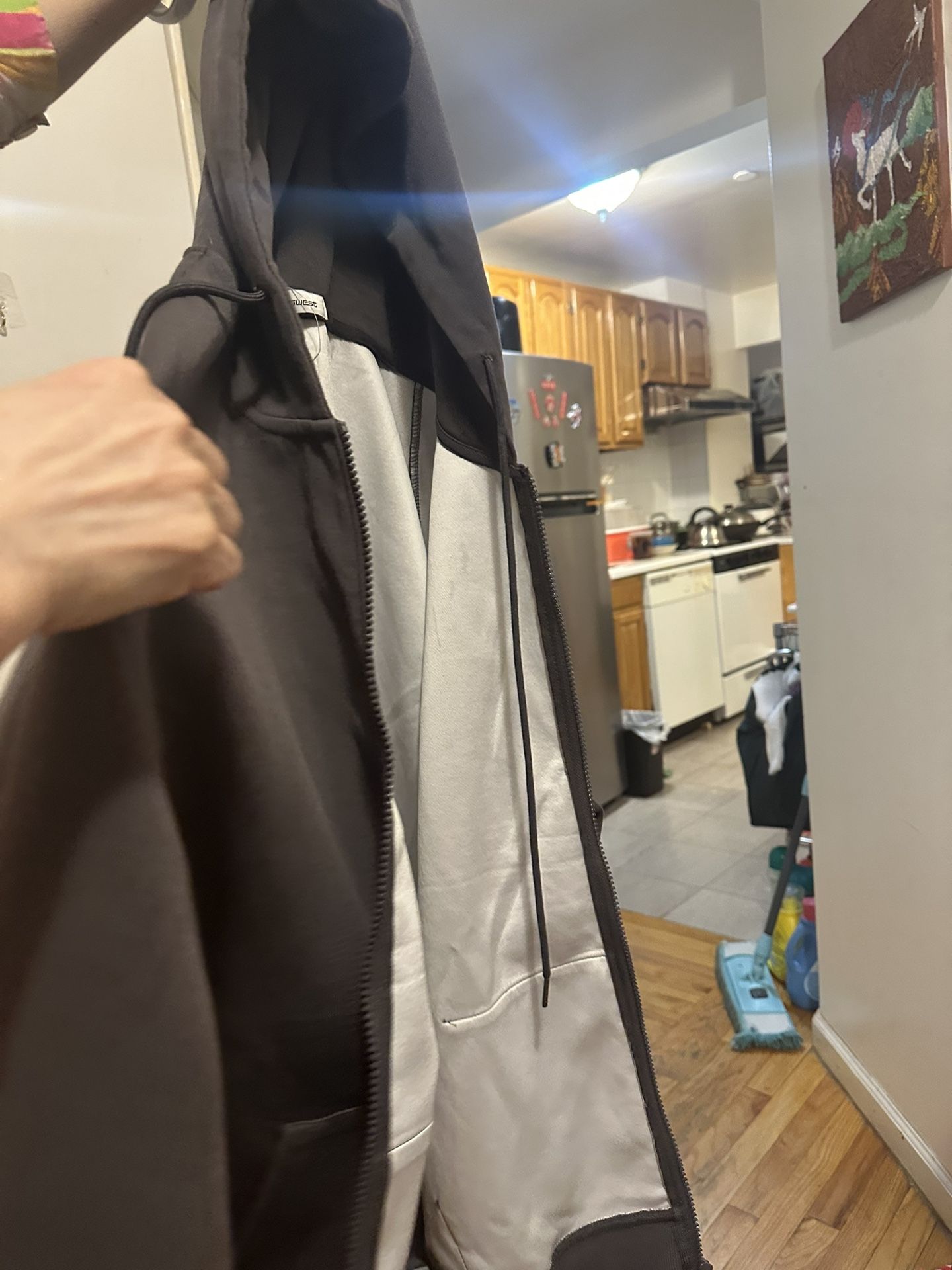 Jeandecanon Brown Full Zip Hoodie