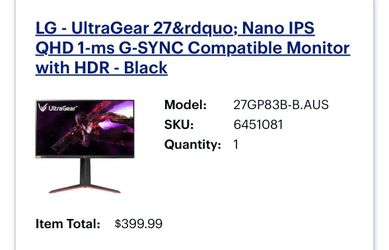 LG Gaming Monitor
