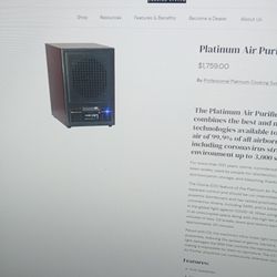 PLATINUM  AIR PURIFIER 2.0