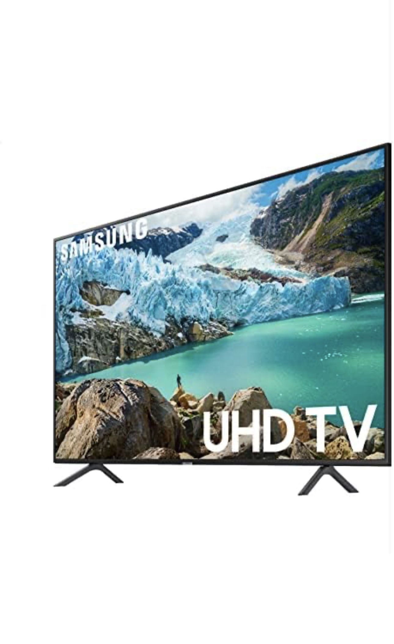 SAMSUNG UN50RU7100FXZA Flat 50-Inch 4K UHD 7 Series Ultra HD Smart TV with HDR and Alexa Compatibility (2019 Model)