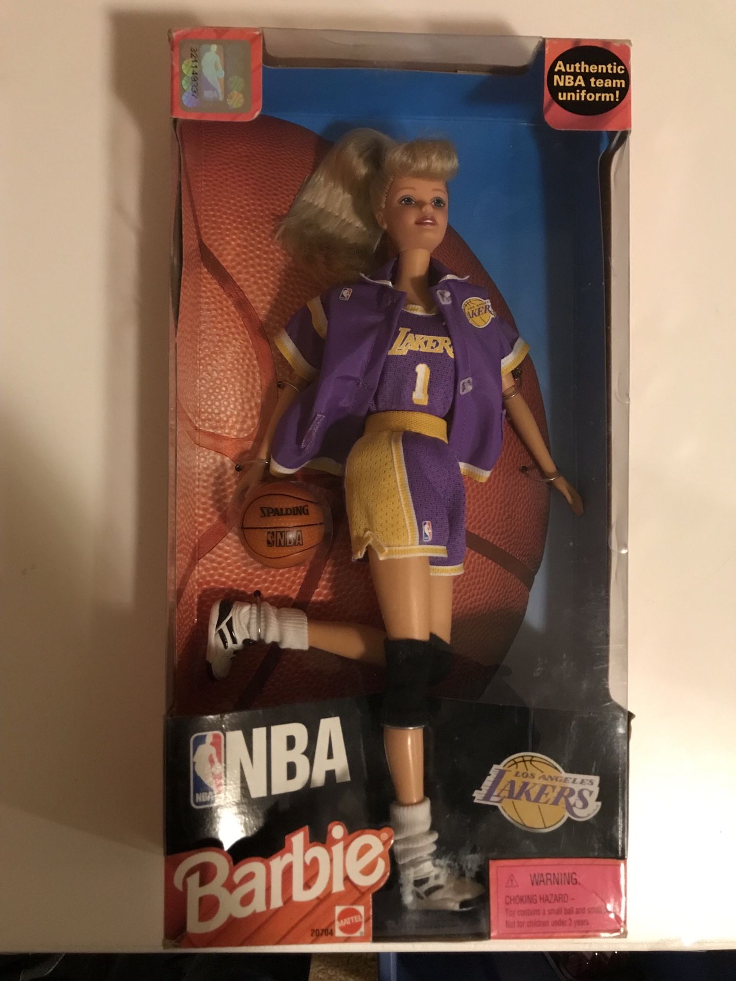 1998 NBA Lakers Barbie