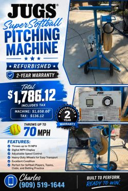 Jugs pitching machine