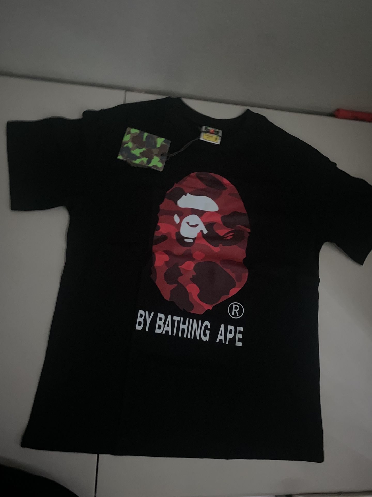 BAPE shirt (check Disc)