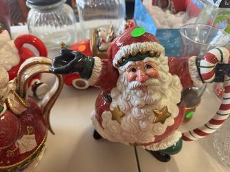 Fitz an Floyd Ceramic Santa Claus Christmas Figurine