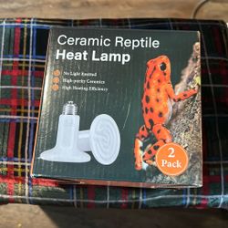 Ceramic Reptile Heat Lamp 2 Pack 