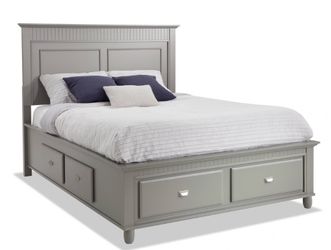 Full Size Storage Platform Bed