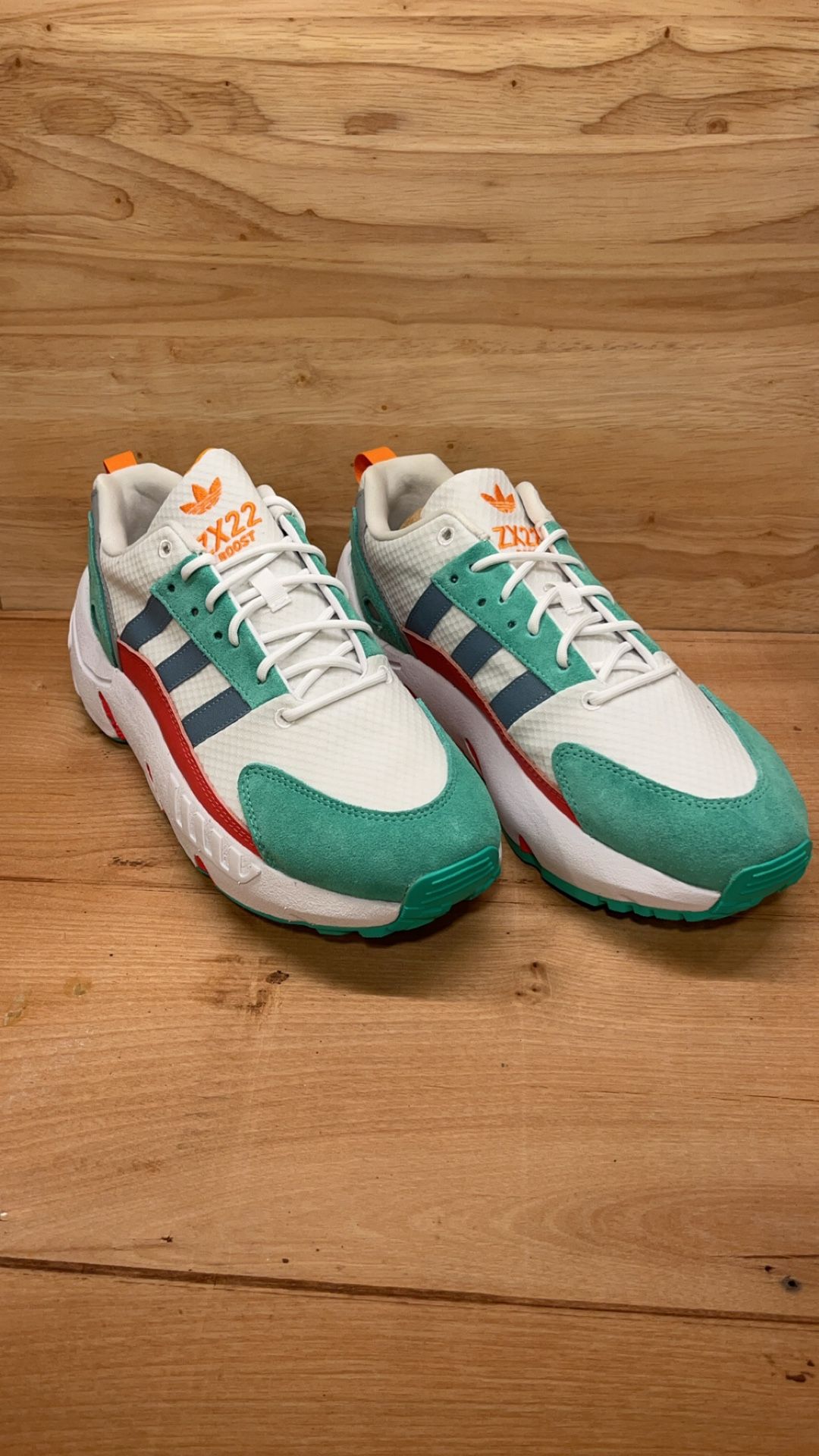 Adidas ZX 22 Boost White Hi-Res Green - Size 10M