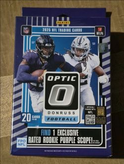 NFL OPTIC CARDS HANGER 20 CARDS BRAND NEW $30