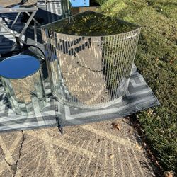 Mirror Corner Table 