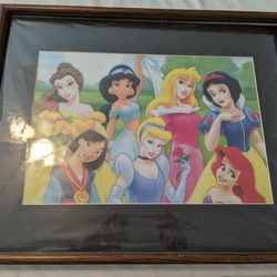 Disney Princesses Picture, Framed