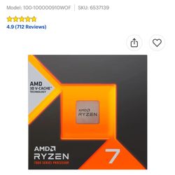 AMD - Ryzen 7 7800X3D 8-Core - 16-Thread 4.2 GHz