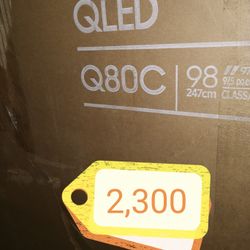 SAMSUNG 98"INCH QLED 4K Q80C 
