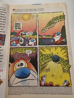 Three (3) Ren & Stimpy comic books