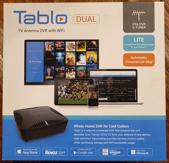 Tablo Dual TV Antenna DVR with WiFi