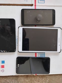 4 android pad and cell phones