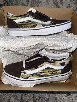 Vans Old Skool Camo Brown - 3Y