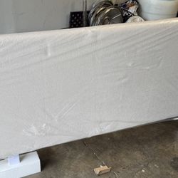 Nectar Upholstered Headboard - King - Linen - Attachable to Bamboo Bed Frame