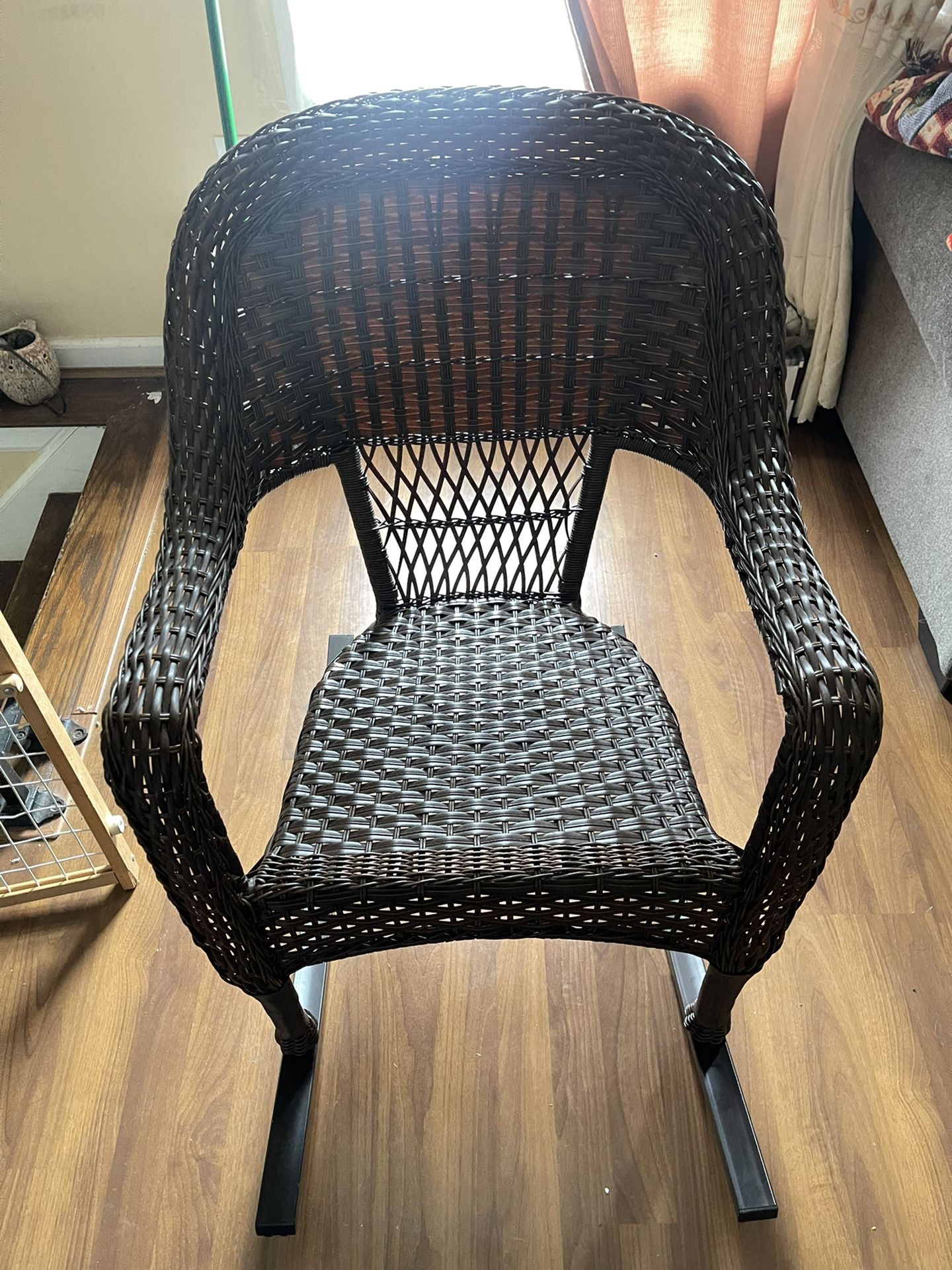 Wicker rocking chair 