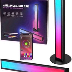 Smart LED Light Bars, RGB Light Bar, Gaming Light Bar, Smart Light Bars with Multiple Scene Modes & Music Modes, Bluetooth Color Light Bar for Enterta
