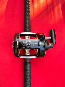 Penn Formula 15KG 2-Speed Conventional Reel with Osprey Marine 7’ 20-50 lb. Rod
