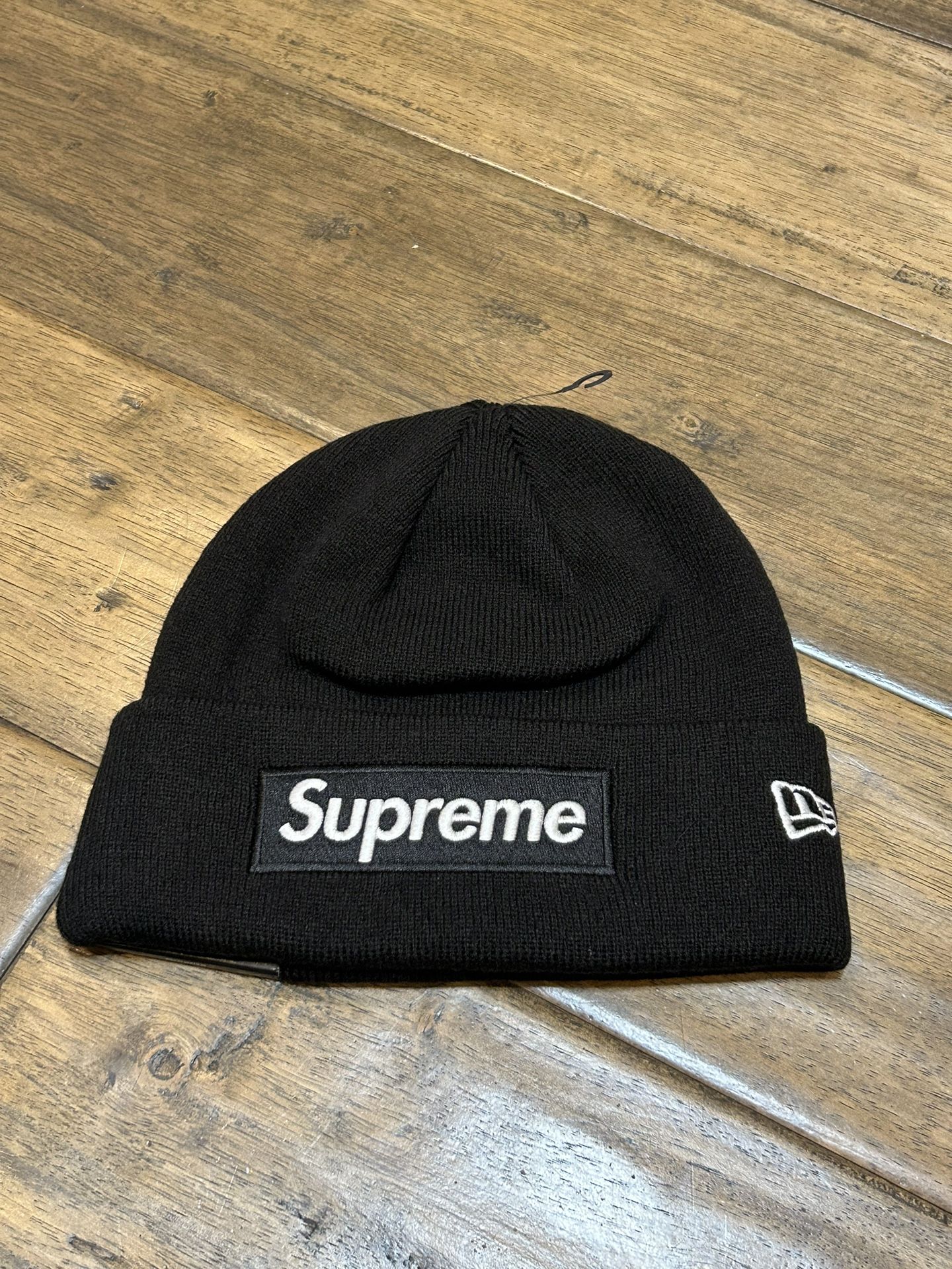 Supreme Box Logo Beanie FW23 Black Brand New Authentic