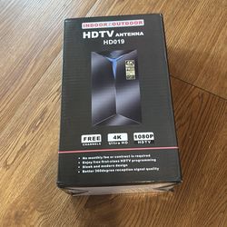 HDTV Antenna HD019 – Indoor/Outdoor 4K Ultra HD – Free Local Channels