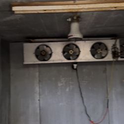 Farm Meat Butcher Hanging Rack And Fans 