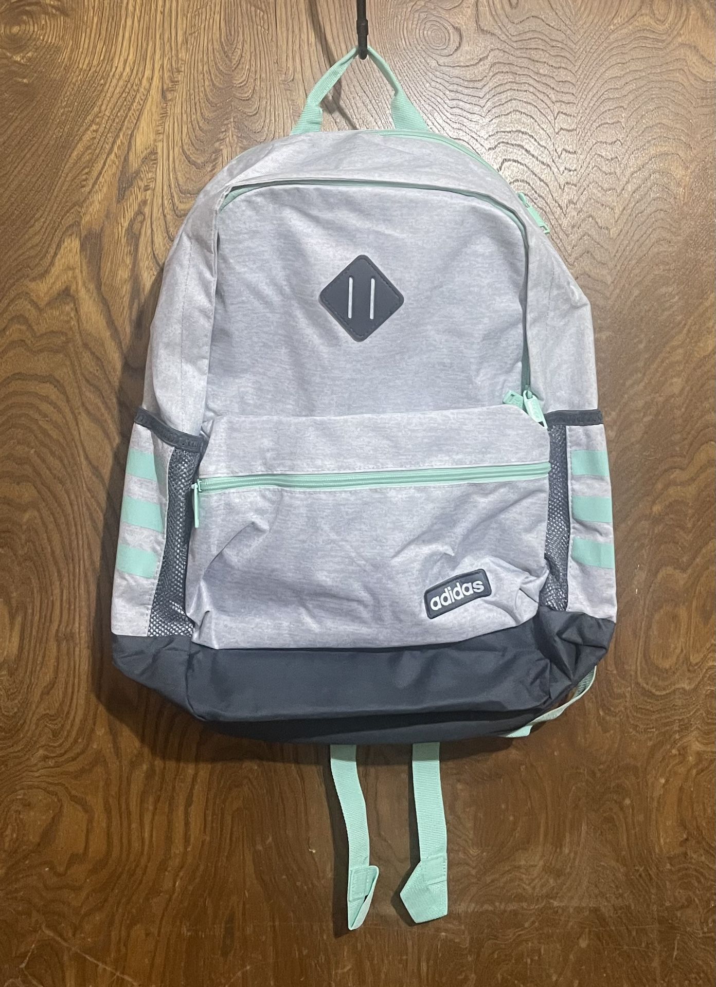 Mint & Gray Adidas Backpack