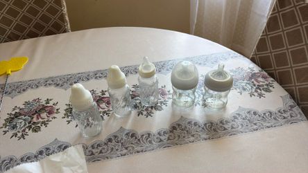 Various baby bottles for newborn
