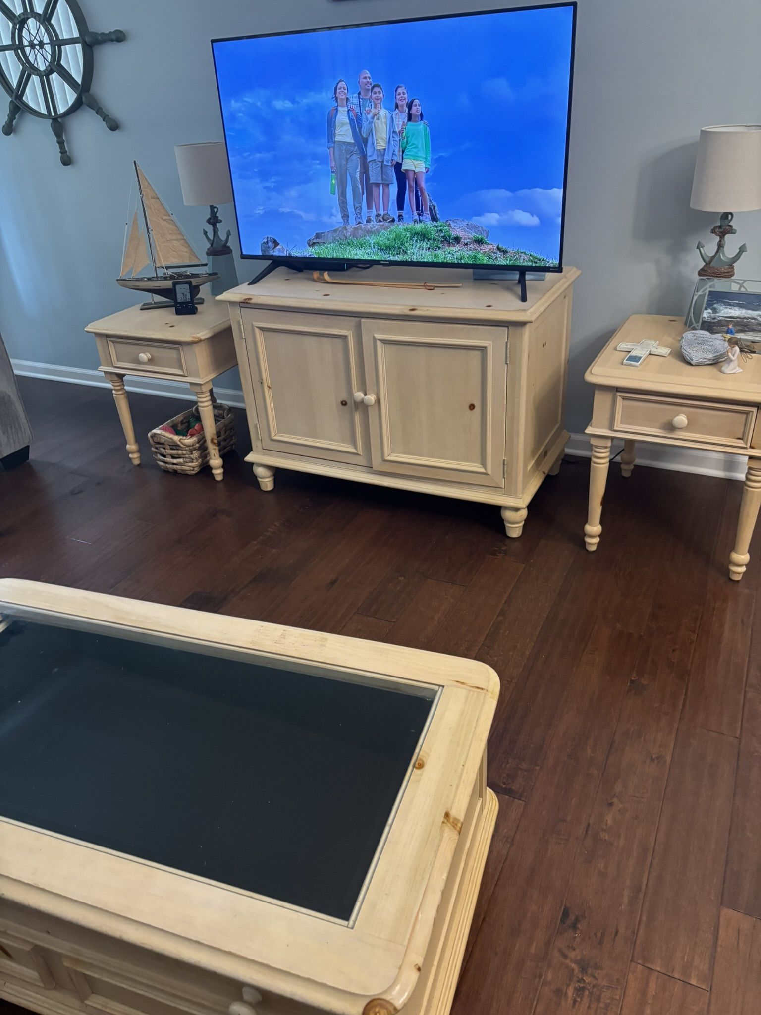 Coffee Table And End Tables $35 Each Or $75 For All