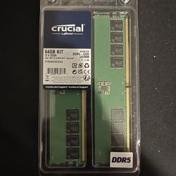 DDR5 Crucial 64gb Ram 2x32gb