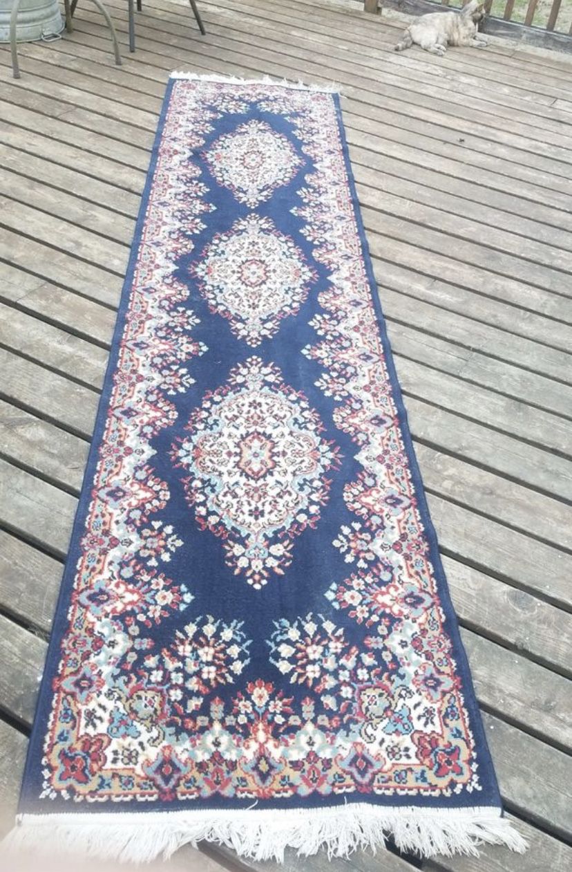 Kirman Persian runner rug